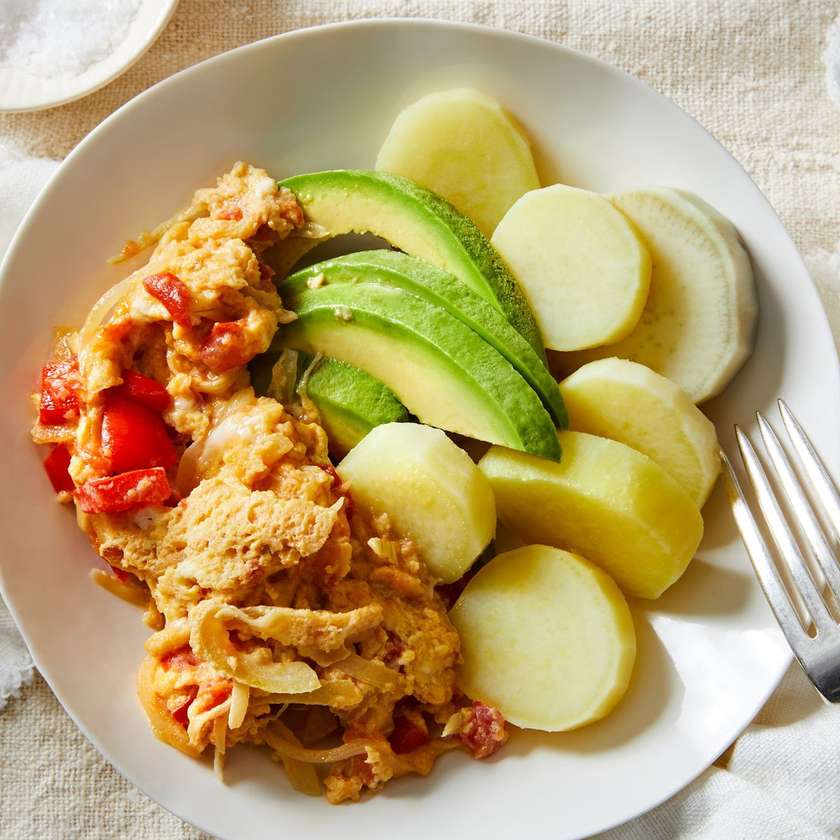 Yam & Egg Stew