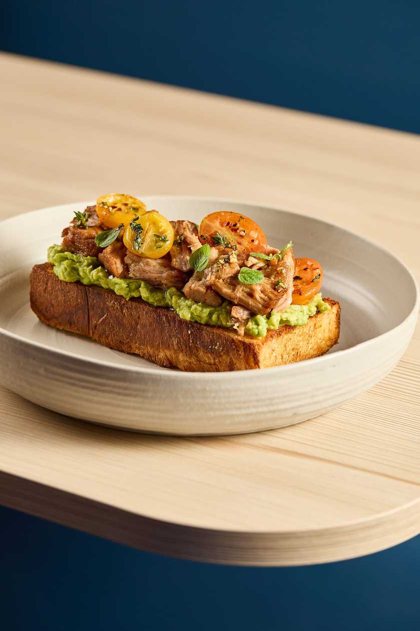 Avocado Toast with Veal