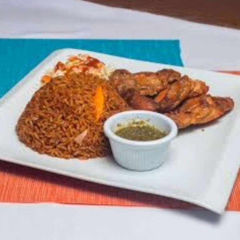 Jollof & Grilled Chicken