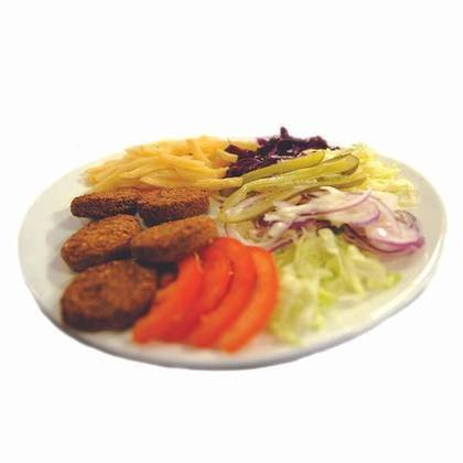 Falafel with fries or rice