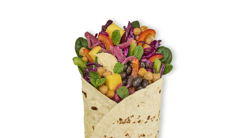 Wrap Hummus Mango