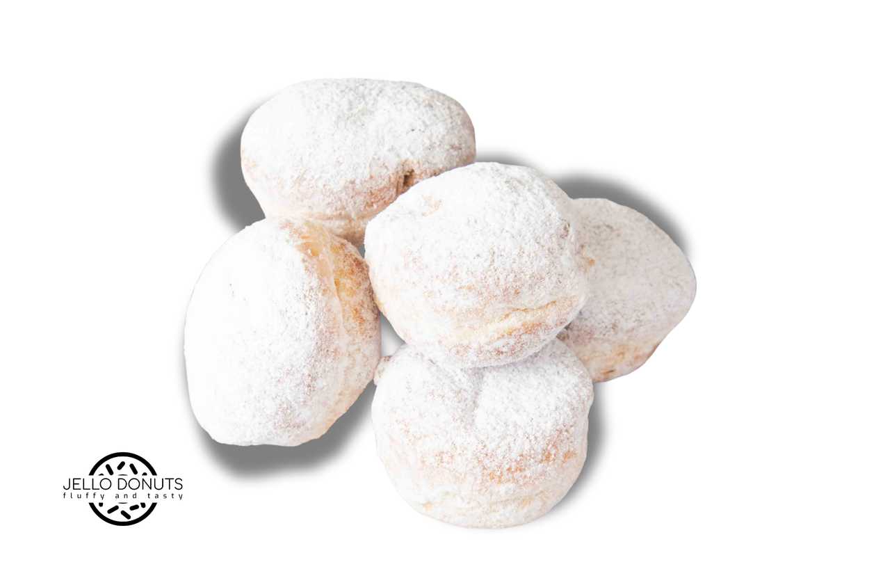 Powdered Mini Vegan Fasting Donuts