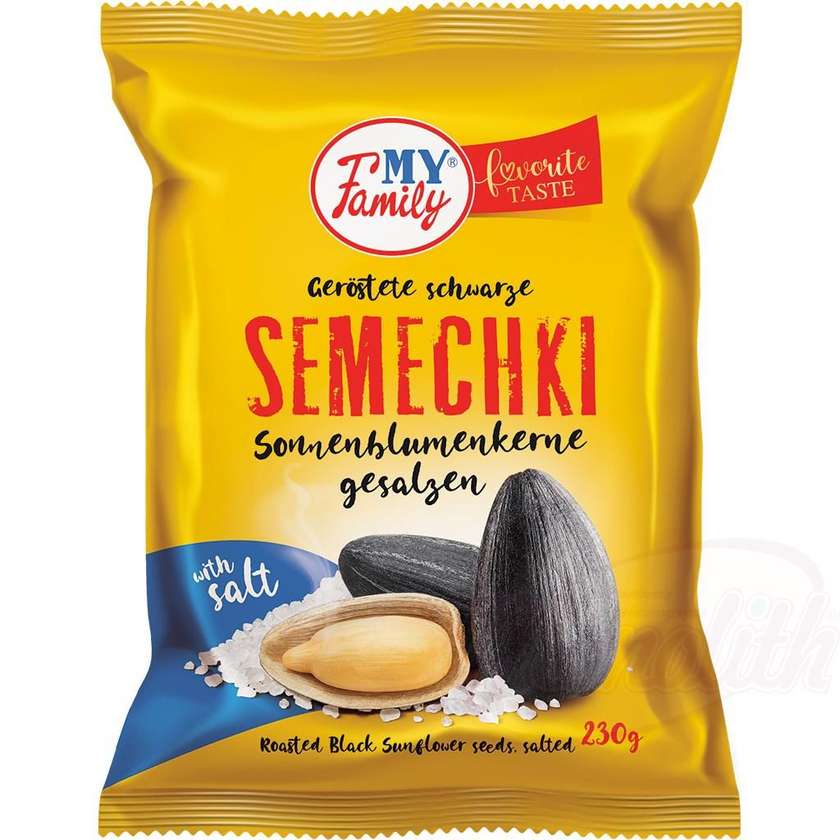 Semechki " My Family " Zharinie Solenie 230g (box 10)