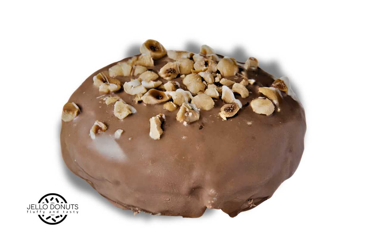 Sweet Tahini Dark Chocolate Donut (Vegan)