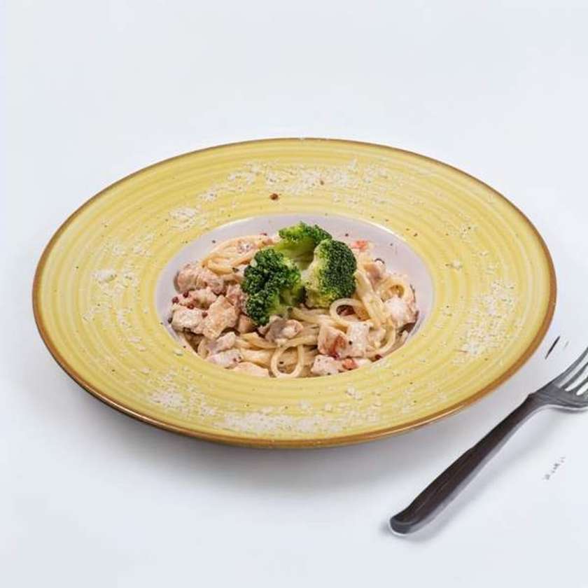Spaghetti With Chicken And Broccoli