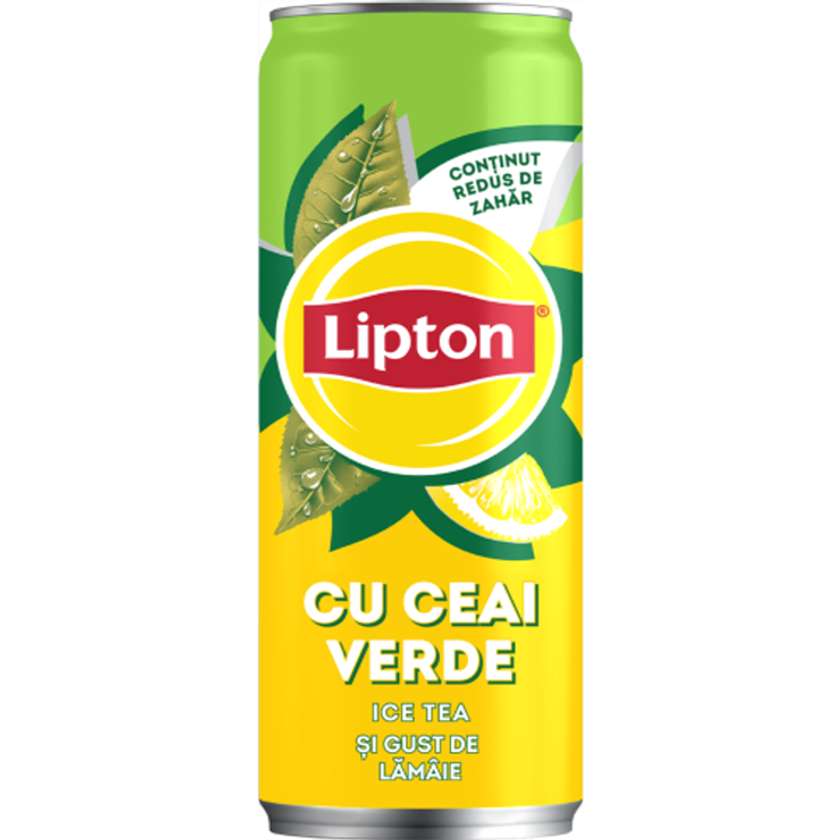 Lipton Ice Tea with Green Tea Extract, Can