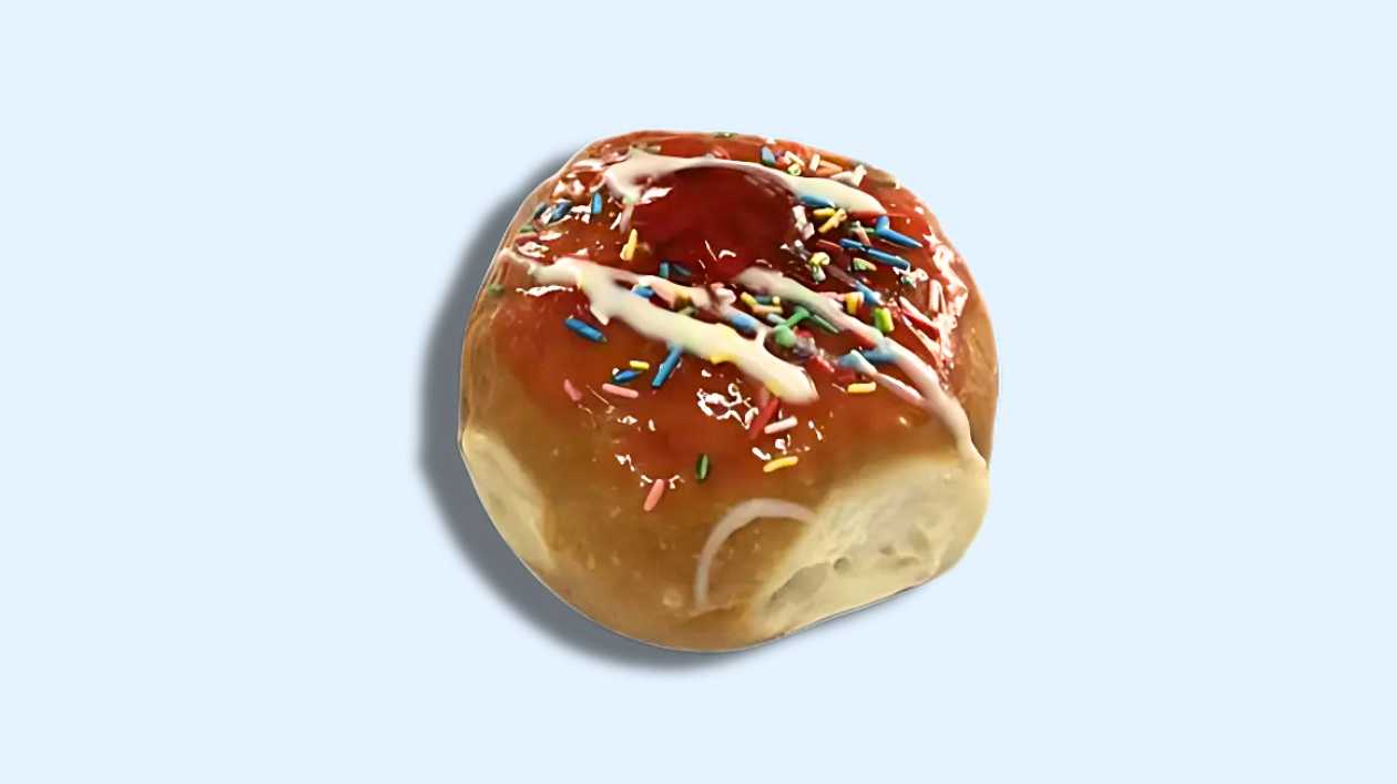 Jam & Sprinkles Doughnut