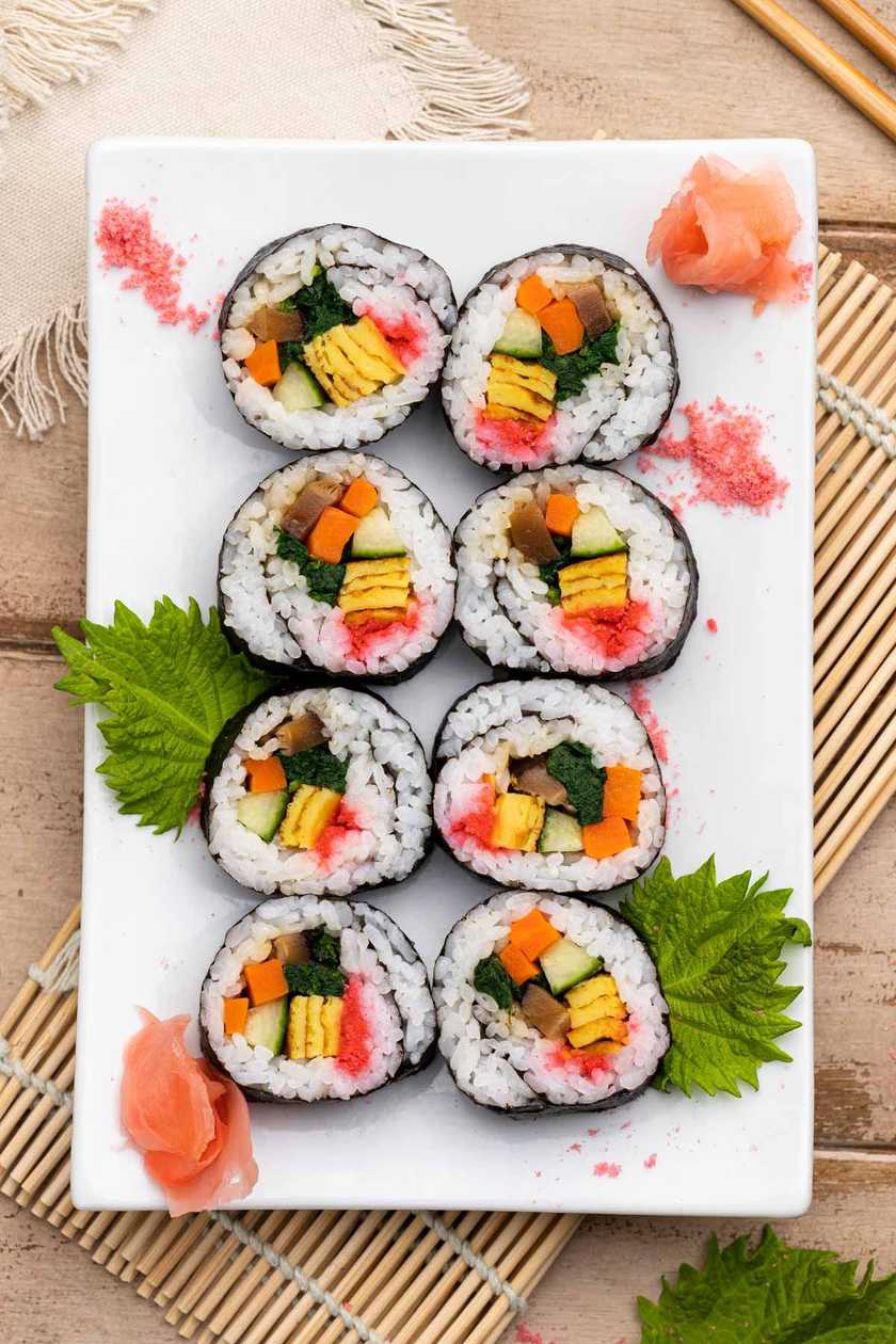 Veggie Maki Crunchy (8pcs)
