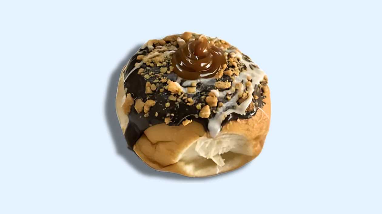 Caramel Chocolate & Nuts Doughnut