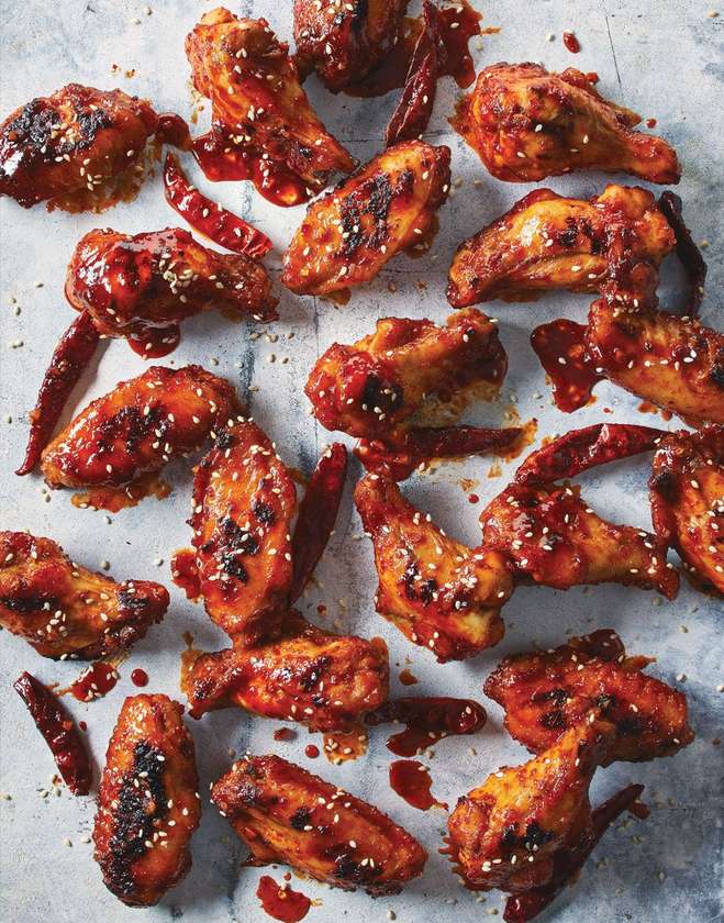 Sweet N Spicy Korean Chicken Wings