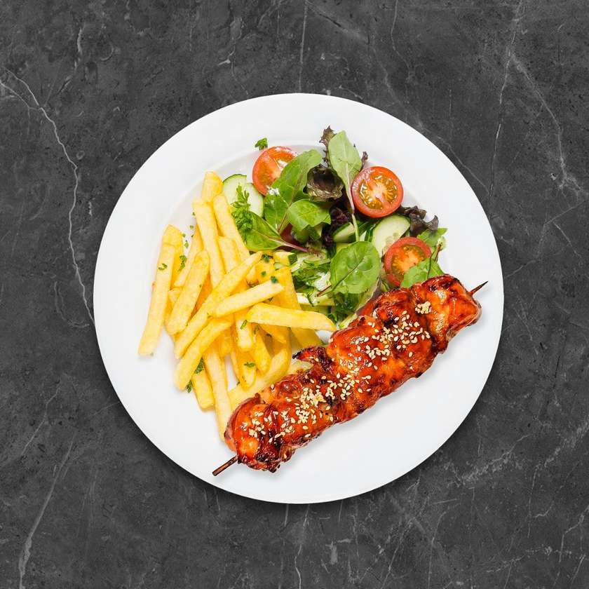 Teriyaki vištienos iešmelis