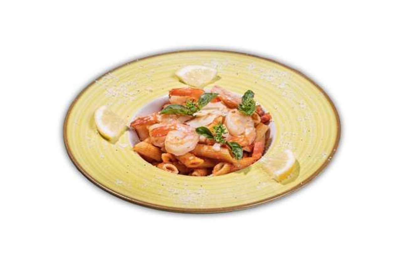 Penne Arrabbiata with Shrimp