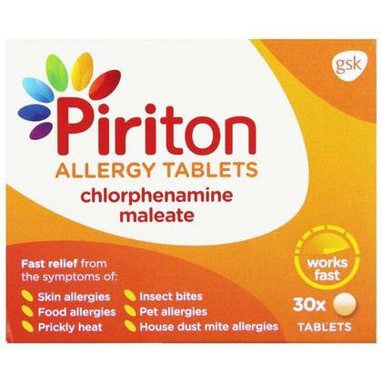 Piriton original tablet 4MG (5 tabs)