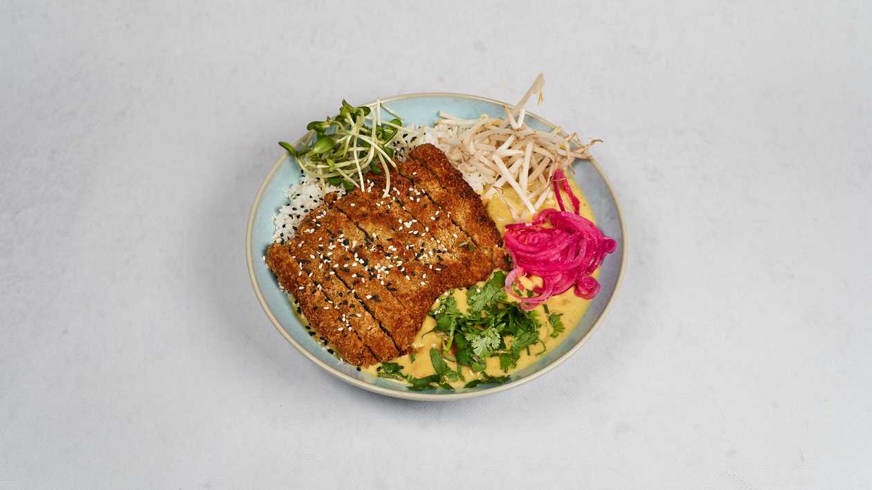 Tofu katsu curry