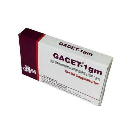 Gacet 1g Suppositories (1 pack)