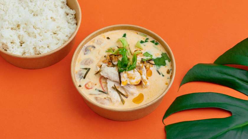 Zupa Tom Kha z Kurczakiem
