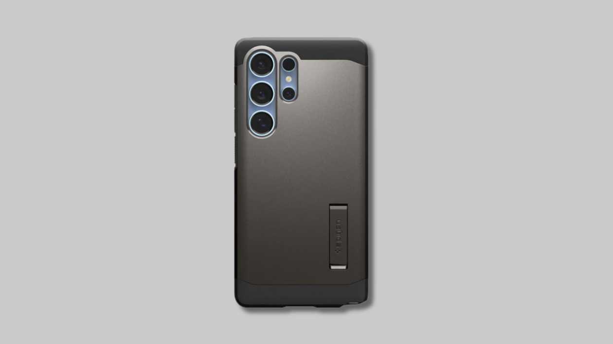 Spigen Tough Armor MagSafe Galaxy S25 Ultra Case Gunmetal