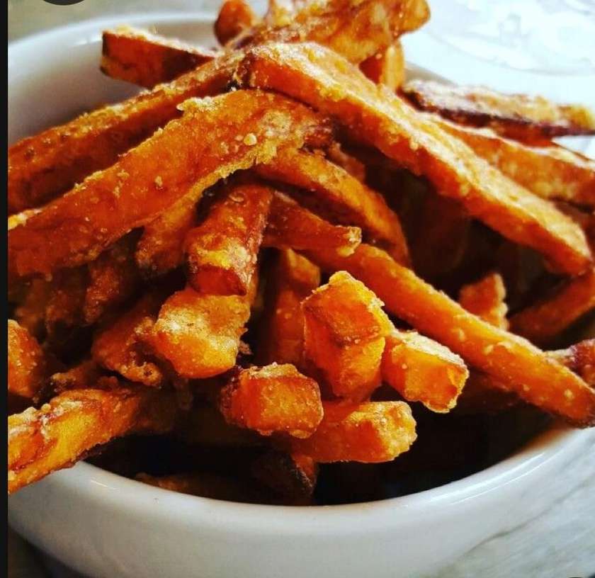 batata doce frita
