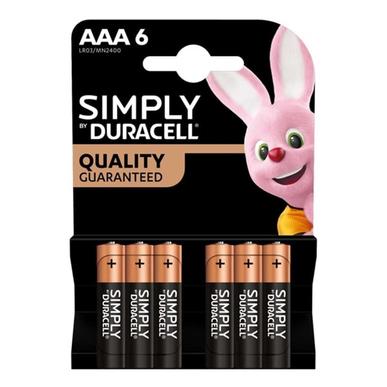 DURACELL AAA 6Pcs