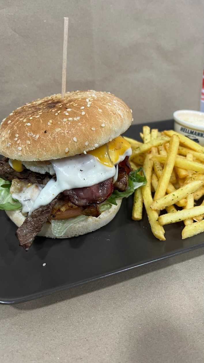 X Tudo com batata frita