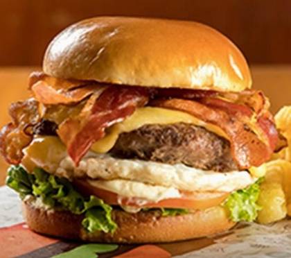 X Egg Bacon com batata frita