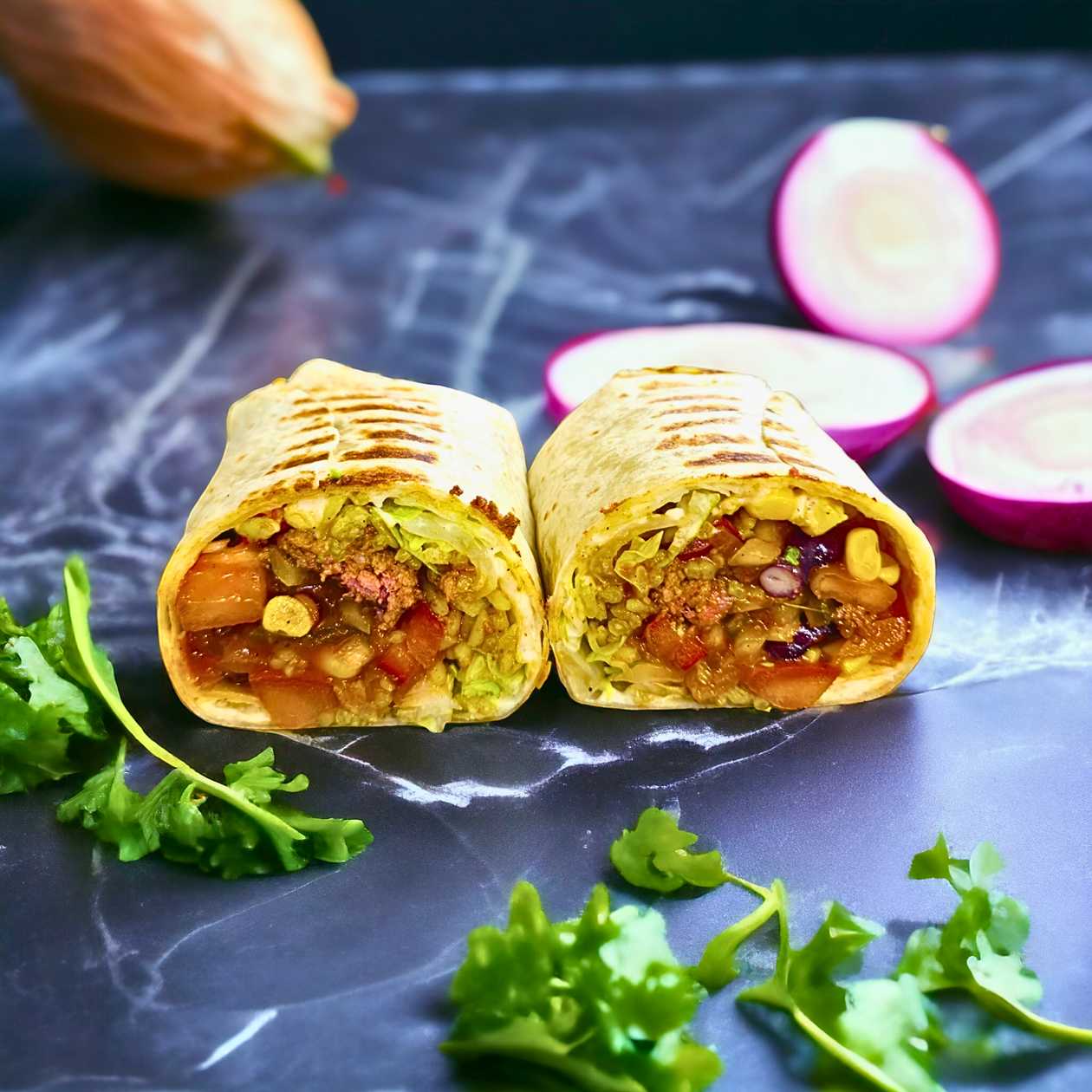 Vegan BEEF Burrito