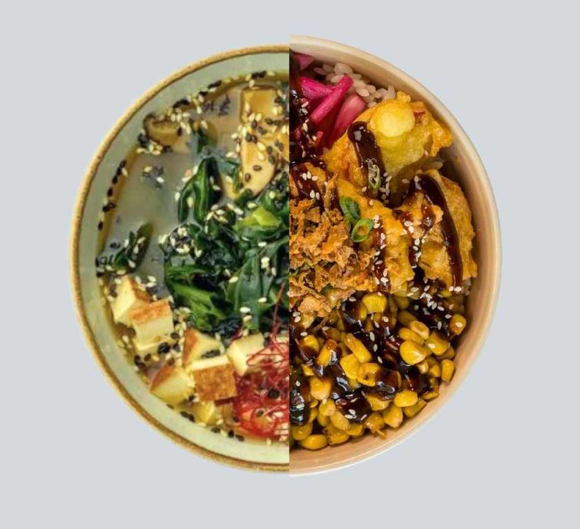 Hawaiian BBQ + Zupa MISO