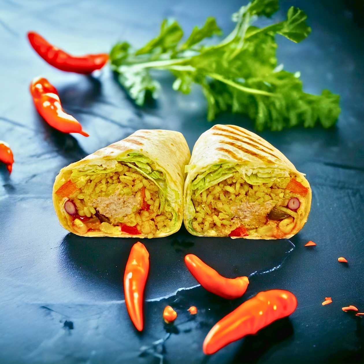 Spicy Chipotle Chicken Burrito