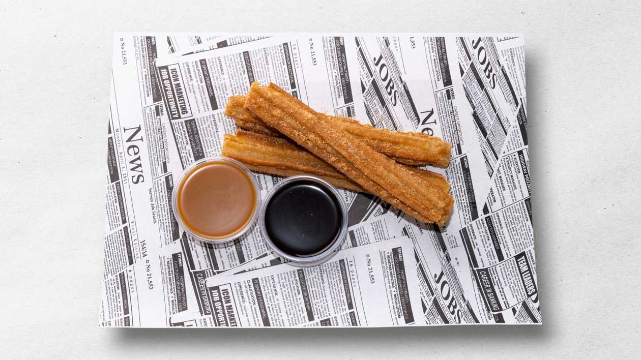 Churros with Dipping Sauce on the Side