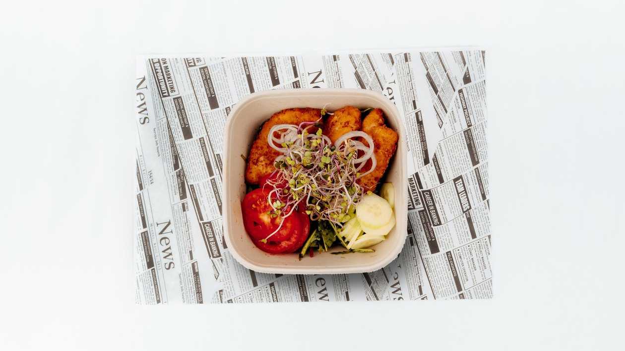 Chicken Salad with Strips