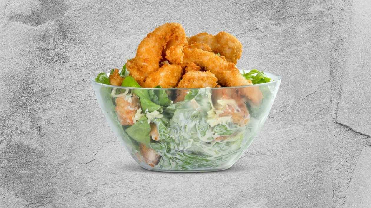 Fried Chicken Caesar Salad