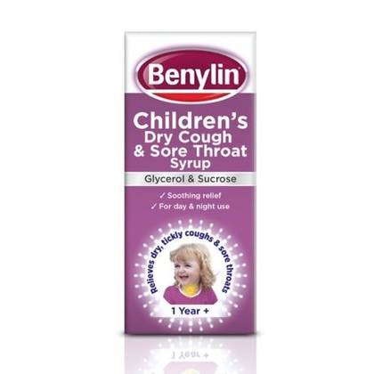 Benylin Children's Dry Cough & Sore Throat Syrup