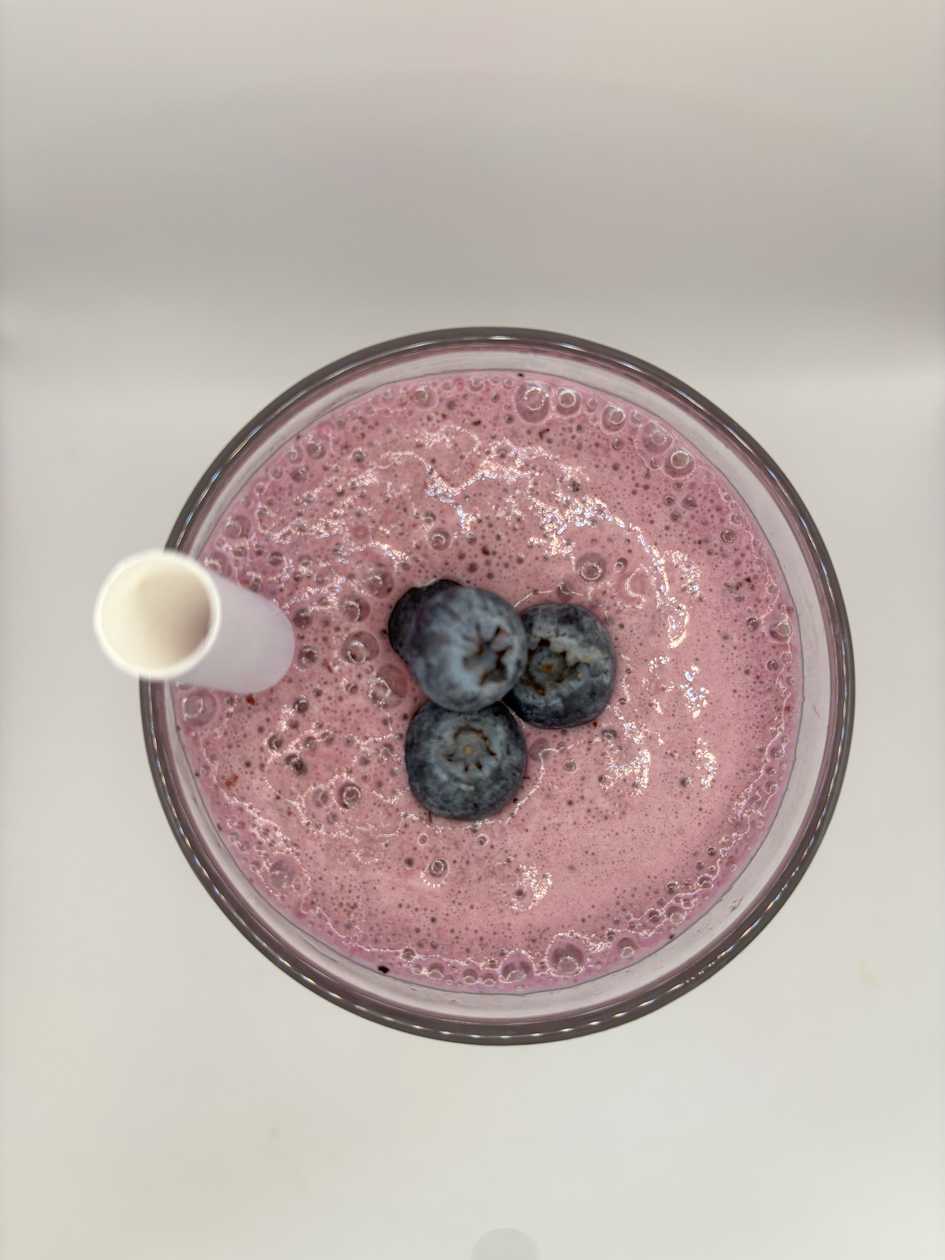 Ice cream milkshake BLUEBERRY