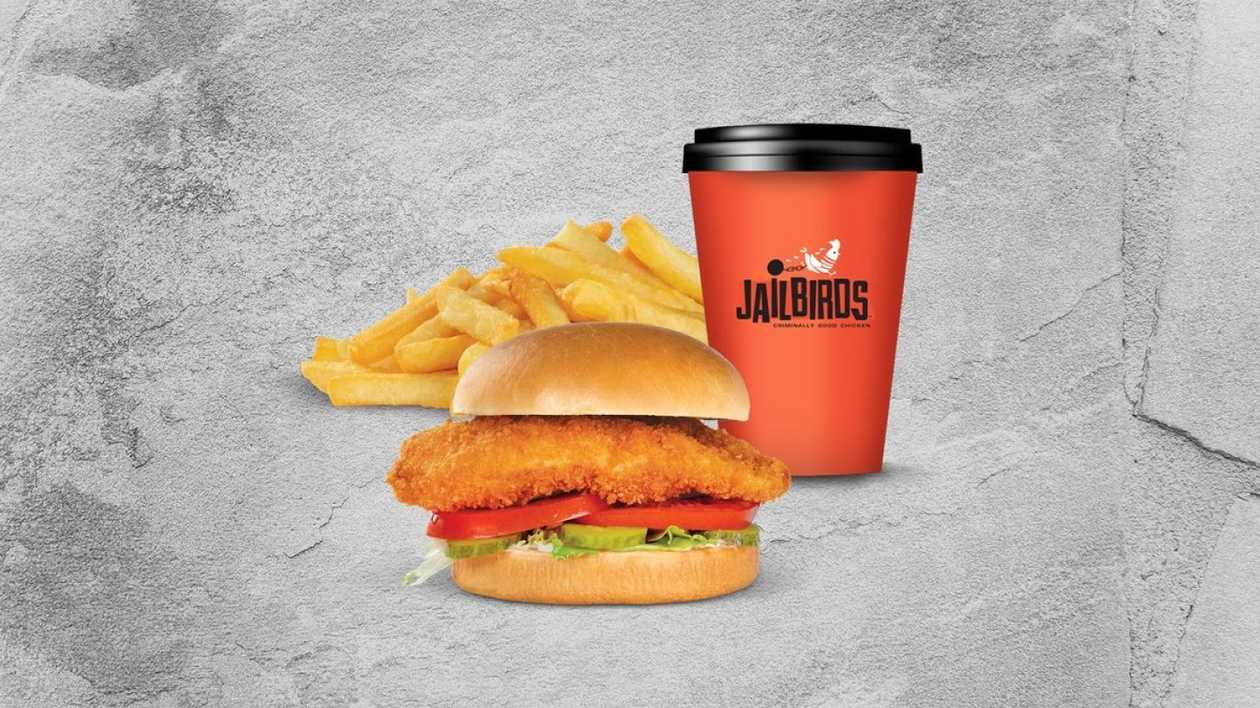 Fried Chicken Burger Meal