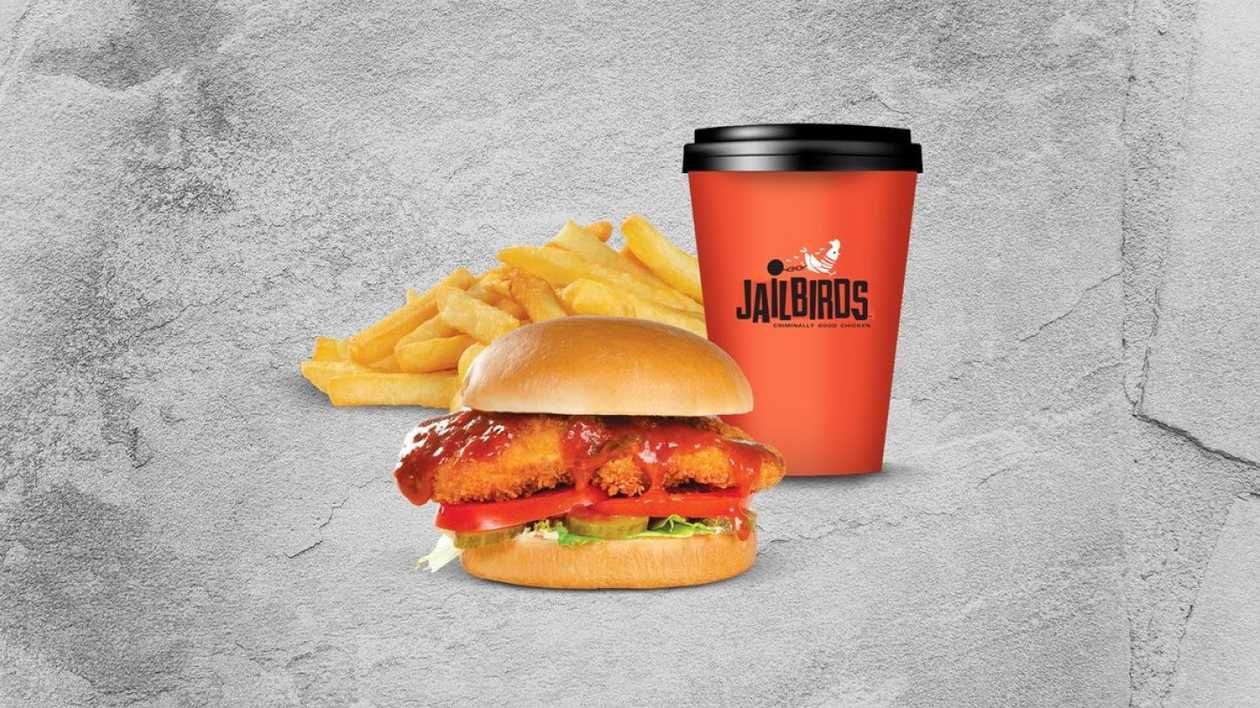Crispy Hot Chicken Burger Meal