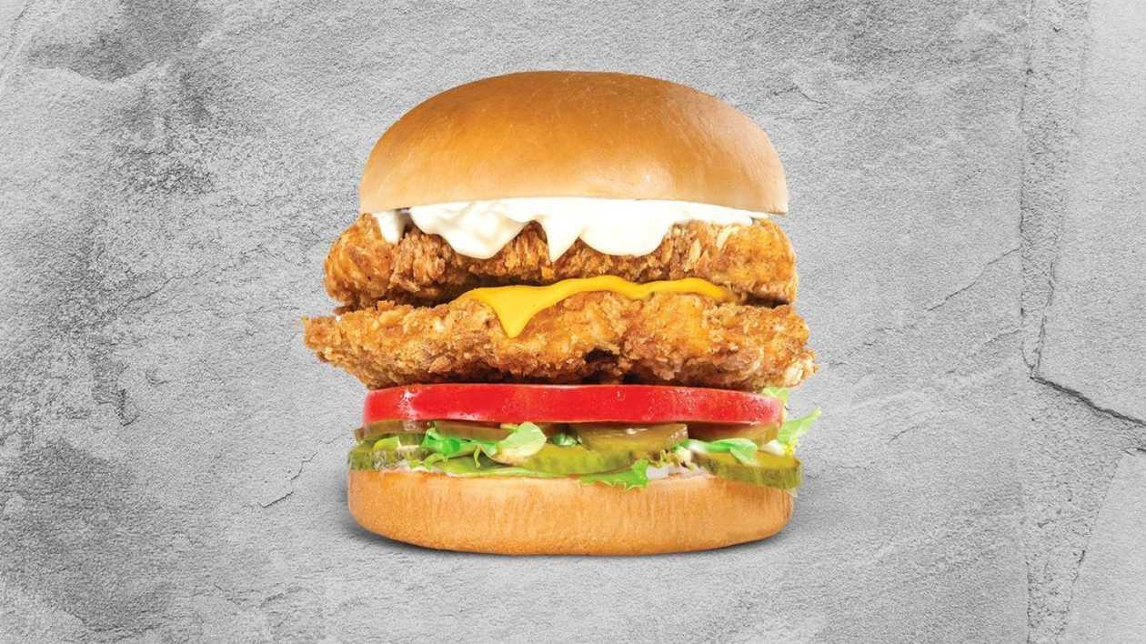 Double Crispy Chicken Burger
