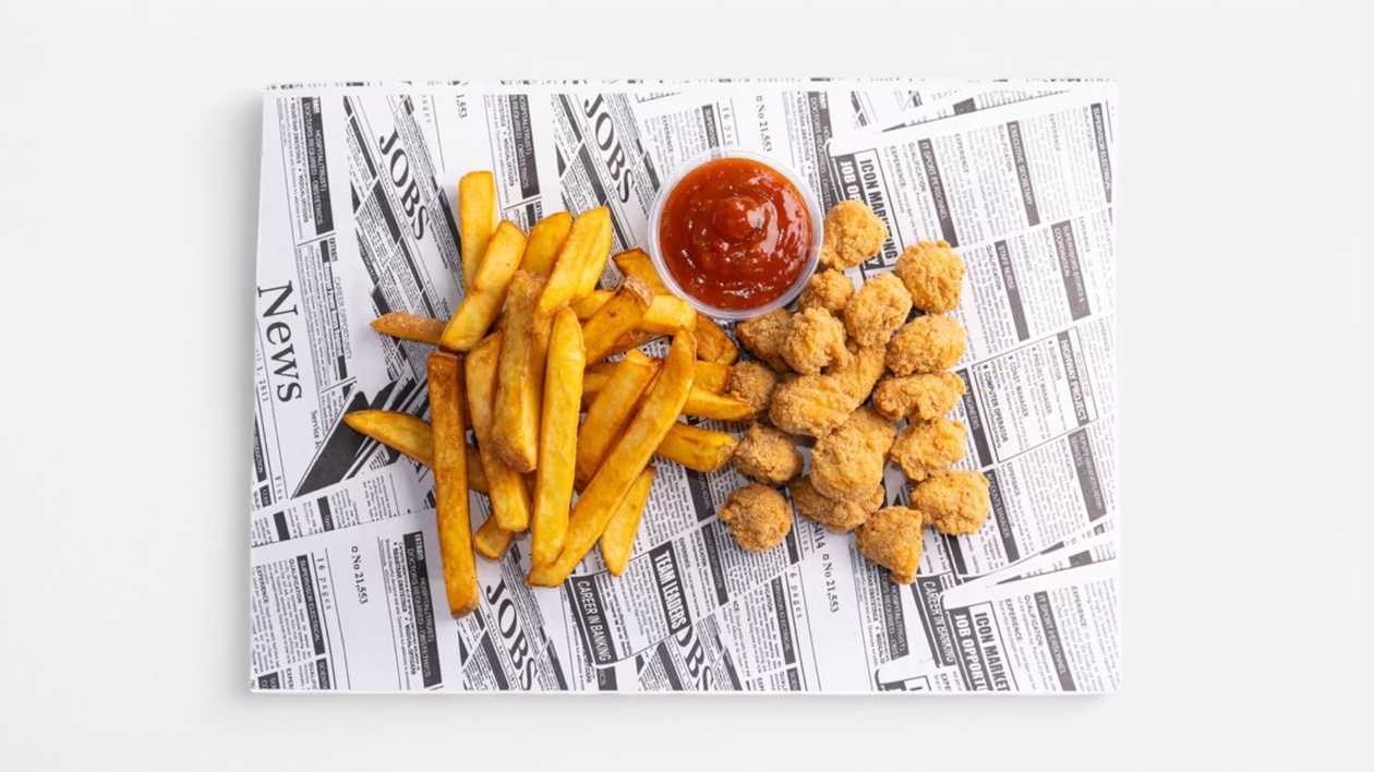 COMBO: Chicken Popcorn🌶️ + Fries + Sauce