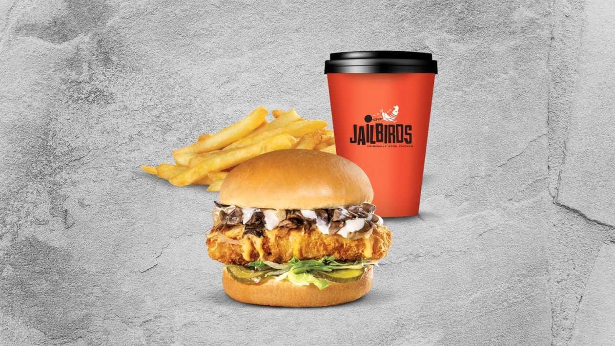 Truffle Chicken Burger Meal
