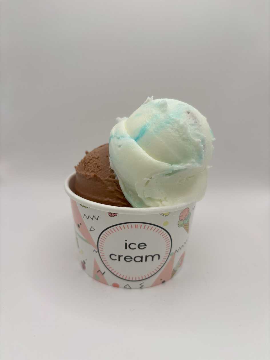 2 scoops of ice cream of your choice