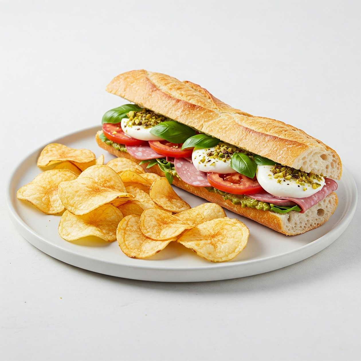 Mortadella Baguette/ Ftira