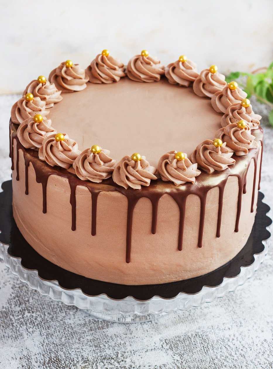 Bolo de Chocolate e Chantilly