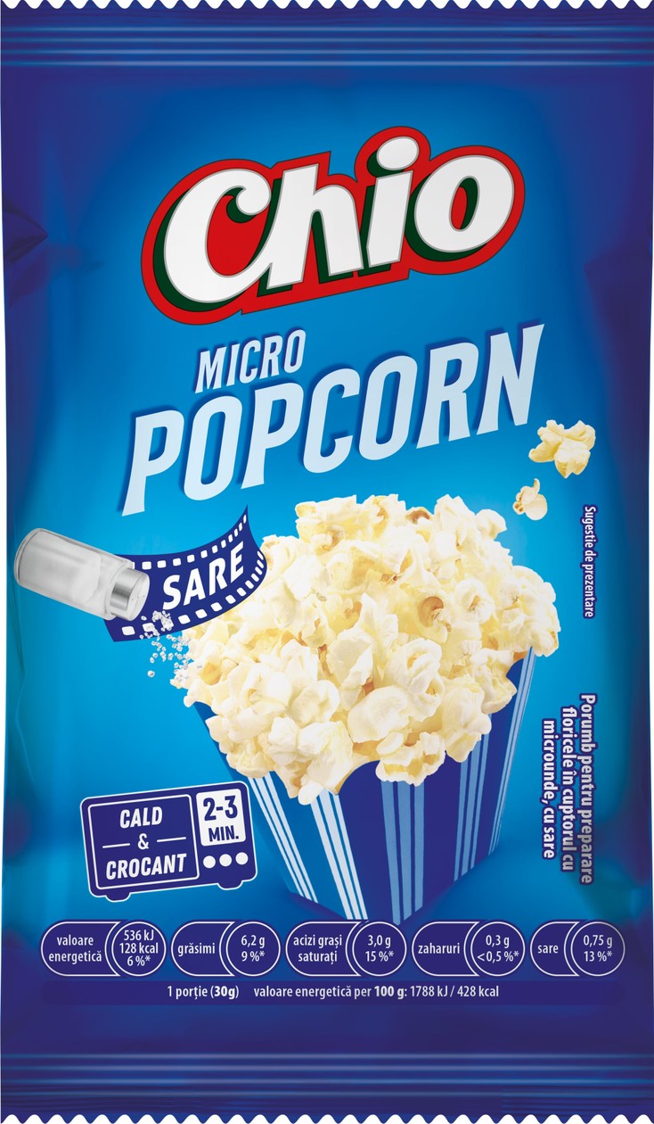 Chio Popcorn Sare Microunde 80G