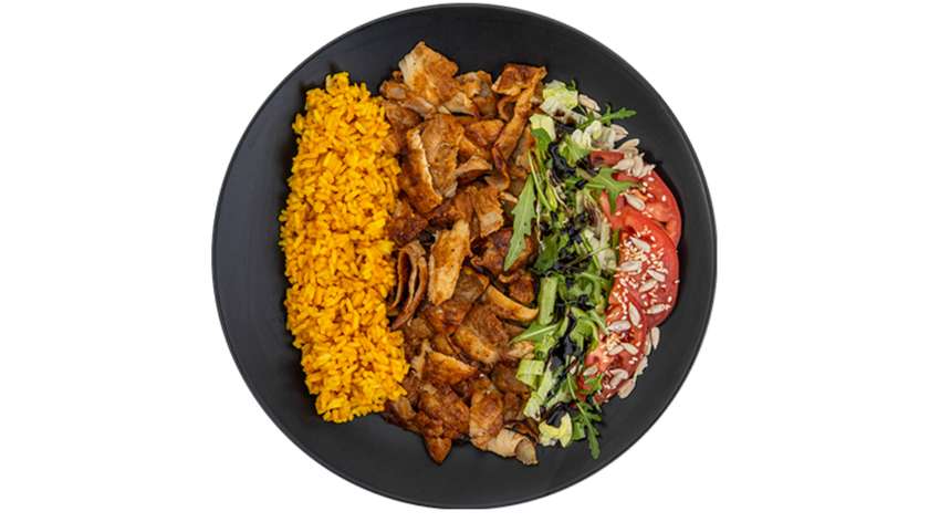 Kebap Fit na talerzu