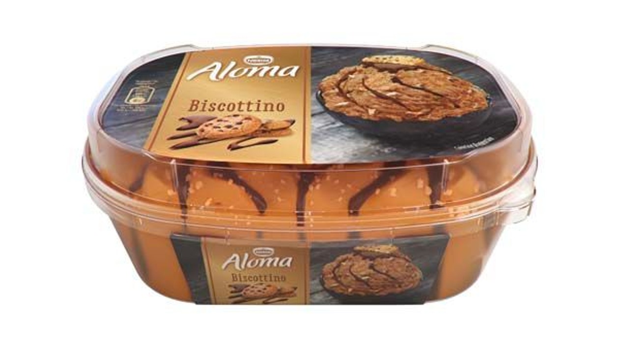 Aloma Biscottino Inghetata cu aroma de biscuiti si sirop de cacao 900 ml