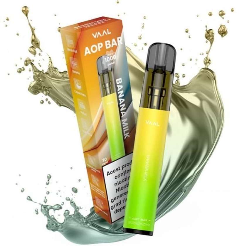 AOP Vaal 1000 Puff Disposable Banana Milk