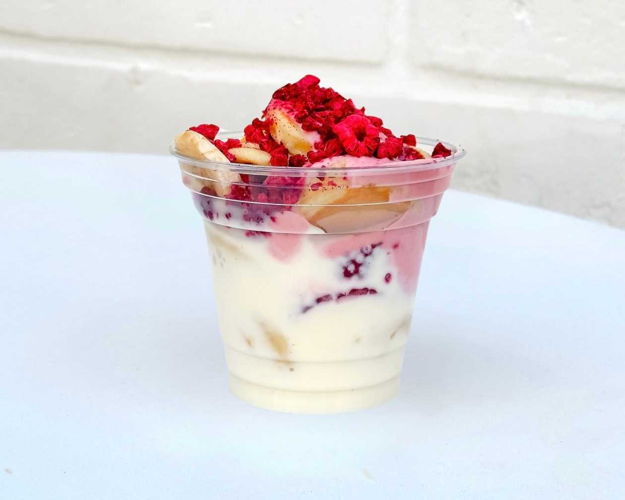 Raspberry mini pancakes