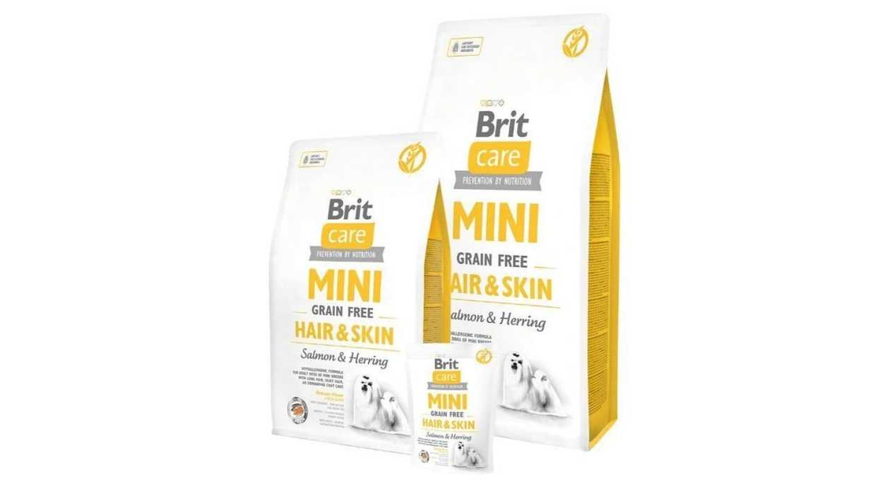Brit Care Mini Grain Free Hair & Skin Salmon & Herring 2kg
