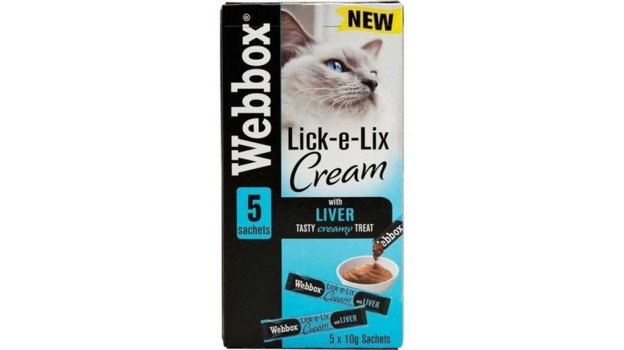 WebboxLick-Lix Liver 5x 10G Cat Treats