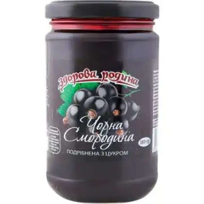 Jam black currant "Zdorova rodina" 350g