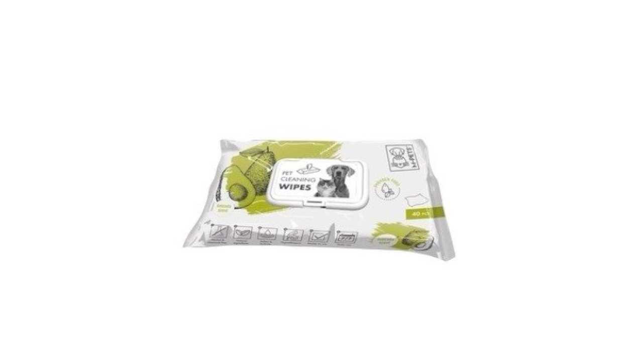 M-PETS - PET CLEANING WIPES AVOCADO 40PCS